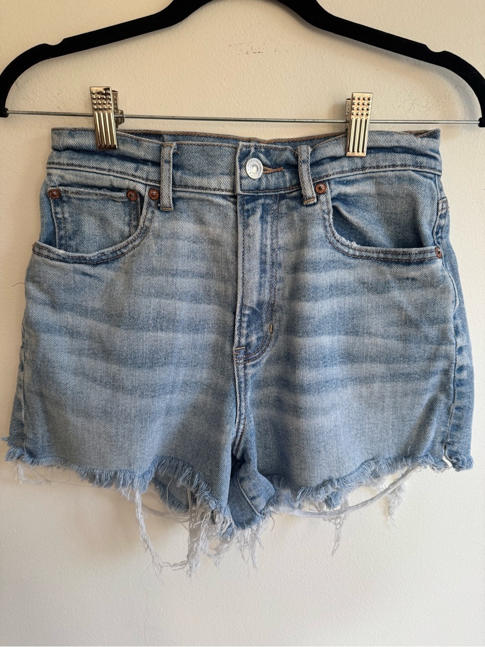 American Eagle Highest Rise Boyfriend Denim Shorts Size 2